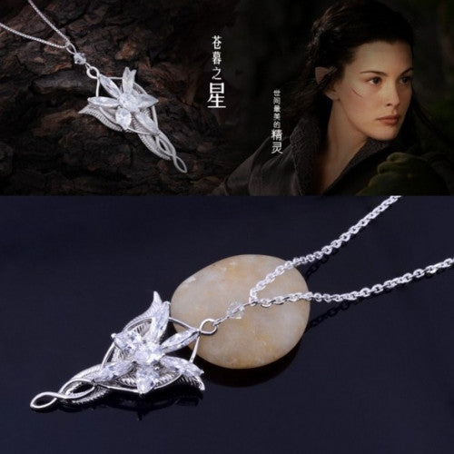 Movie Jewelry Lord Of The Rings Hobbit Elves Princess Aragorn Arwen Evenstar Pendant Twilight Star Pendant